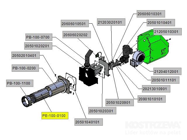 Решітка PB 100 кВт